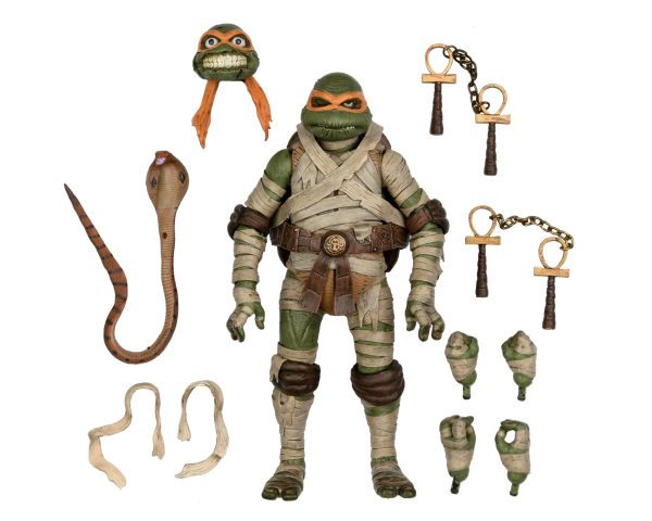 Mutant Ninja Turtles - TMNT Michelangelo as The Mummy 7" Scale Action Figure by NECA
