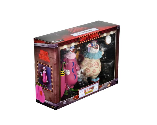 Killer Klowns from Outer Space - Toony Terrors Slim & Chubby & Shorty 6" Action Figures by NECA