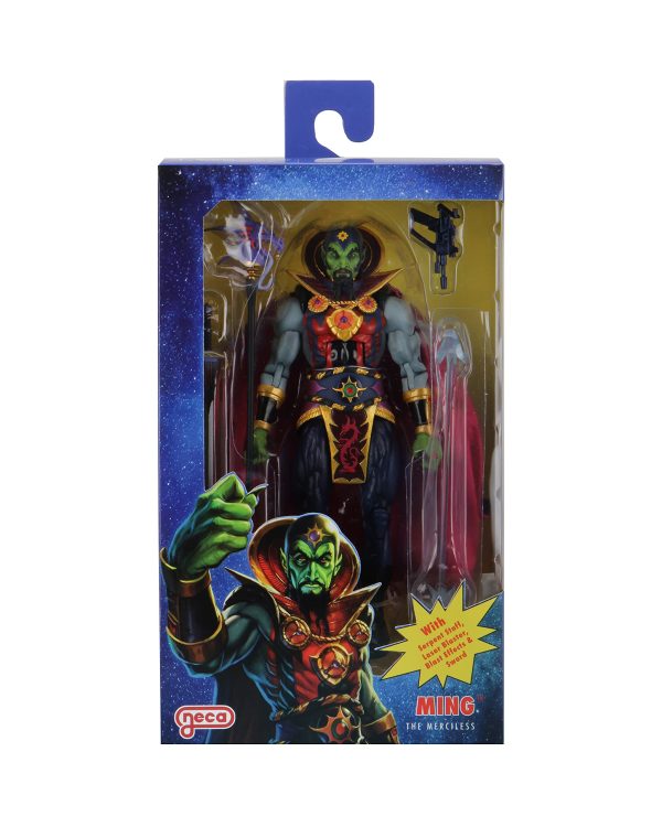 Flash Gordon- Defenders of the Universe Ming 7" Scale Action Figure by NECA