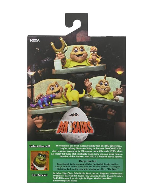 Dinosaurs - Baby Sinclair 7" Scale Action Figure by NECA