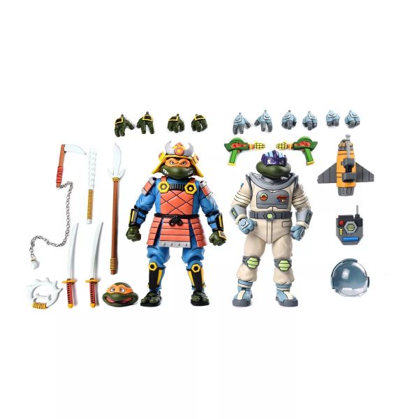 Teenage Mutant Ninja Turtles - Samurai and Space Adventure 7" Scale Action Figure 2-Pack by NECA