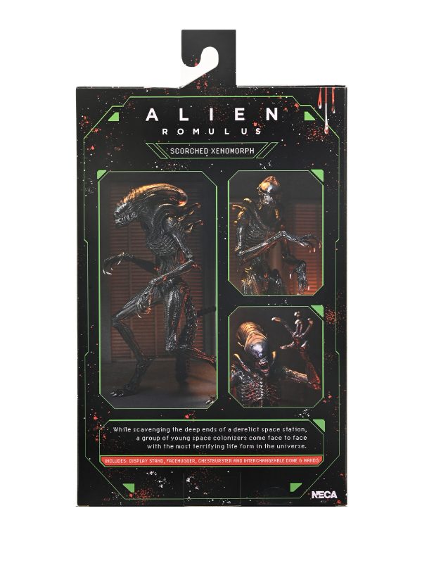 Aliens - Ultimate Scorched Xenomorph from Alien Romulus 7" Scale Action Figure by NECA