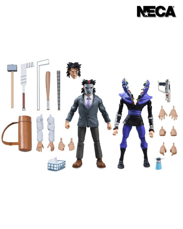 Teenage Mutant Ninja Turtles - Business Suit Casey Jones & Foot Soldier 7" Scale Action Figure 2-Pack by NECA