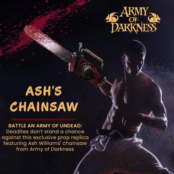 Evil Dead - Ash’s Chainsaw 1:1 Scale Prop Replica with Sound by Syndicate Collectibles