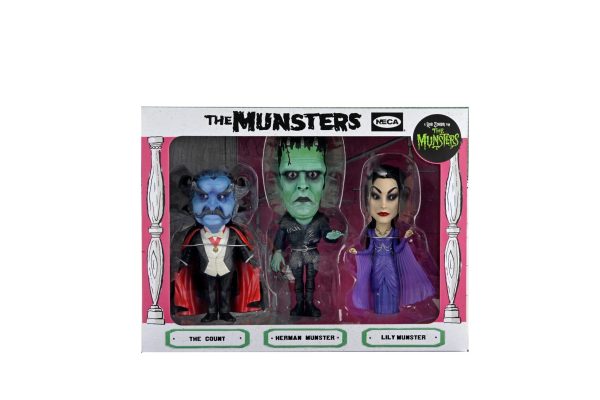 The Munsters - Rob Zombie's Retro Big Head Action Figure 3-Pack by NECA