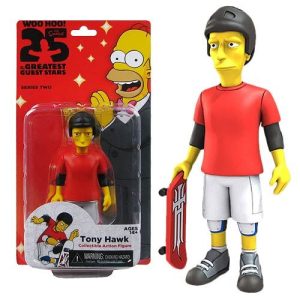 The Simpsons - Tony Hawk Guest 5" Action Figure by NECA