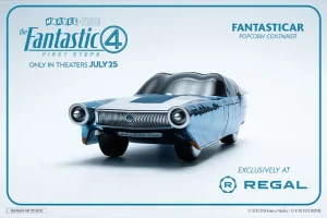 Fantastic Four First Steps Regal Fantasticar Popcorn Container – Exclusive at themoviemerch.com