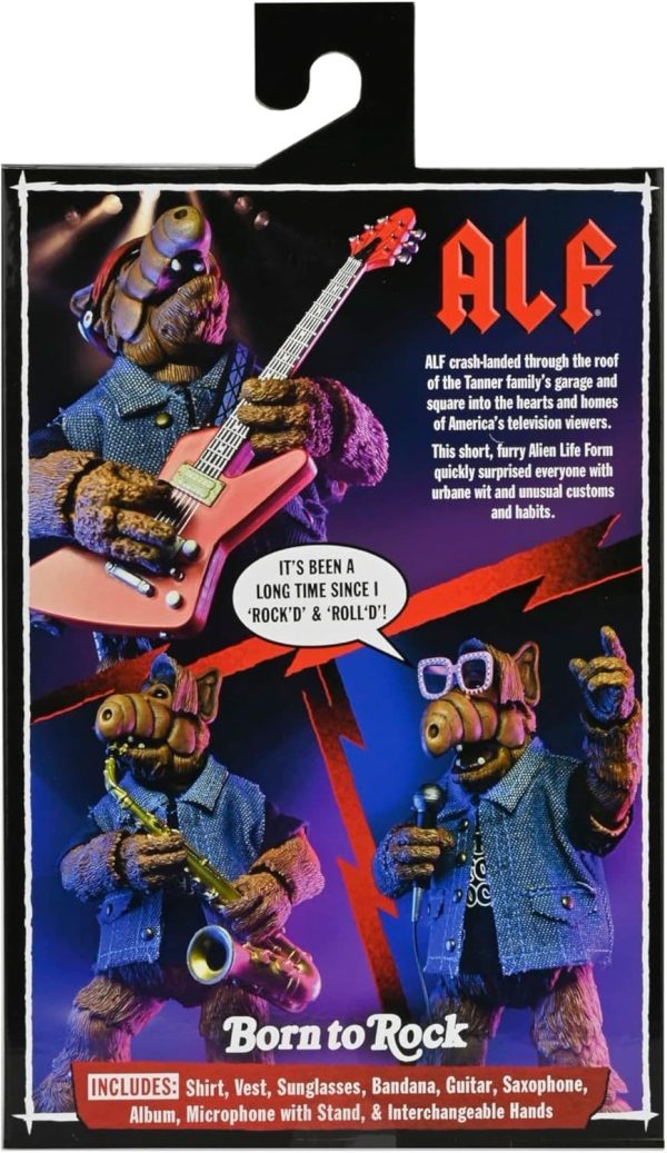 Alf - Ultimate Born to Rock 7" Scale Action Figure by NECA