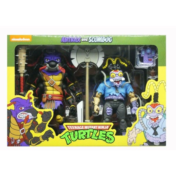 Teenage Mutant Ninja Turtles - Antrax and Scumbag 7" Scale Action Figure 2-Pack by NECA