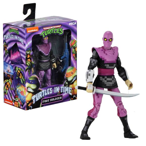 Teenage Mutant Ninja Turtles - Turtles in Time Foot Soldier 7" Scale Action Figure Starter Pack by NECA
