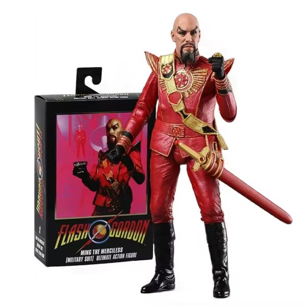 Flash Gordon - Ming in Red Outfit Ultimate 7" Scale Action Figure by NECA
