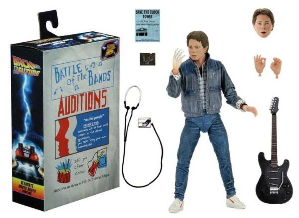 Back to the Future - Marty in Battle of the Bands Auditions 7" Scale Action Figure by NECA