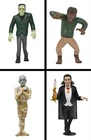 Universal Monsters - Toony Terrors Dracula, Frankenstein, The Mummy and Wolfman Action Figures by NECA