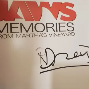 Jaws: Memories from Martha’s Vineyard – Softback Book Signed by Richard Dreyfuss