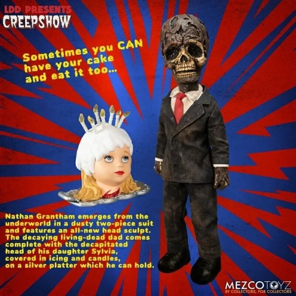 Living Dead Doll Presents Mezco Creepshow 1982 Father's Day George Romero new
