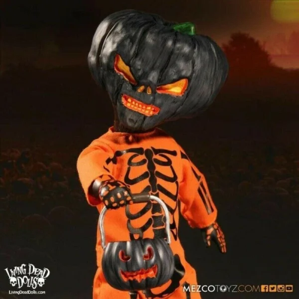 Mezco Living Dead Dolls LDD Orange Jack O Lantern HALLOWEEN 2016 LE 666 Figure