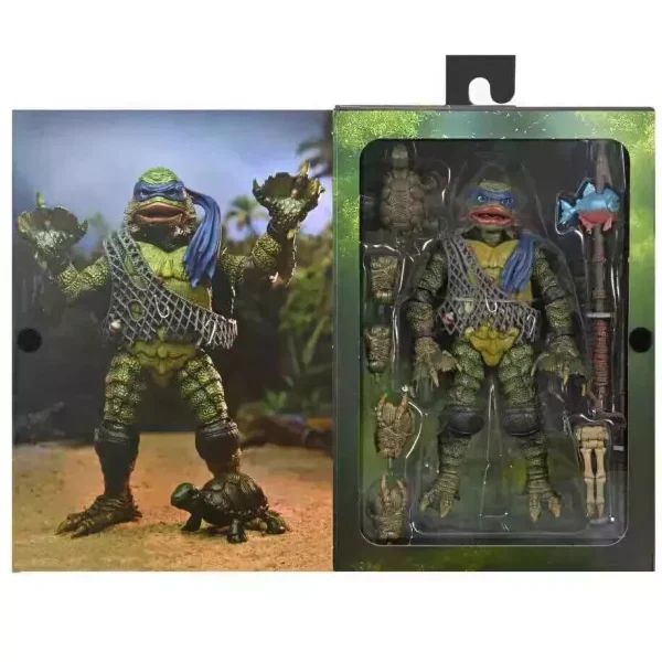Teenage Mutant Ninja Turtles - TMNT Leonardo as Creature from the Black Lagoon 7" Scale Action Figure by NECA - Image 3