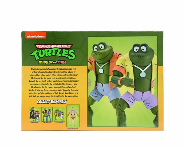 Teenage Mutant Ninja Turtles - Napoleon and Atilla Frog 7" Scale Action Figure 2-Pack by NECA