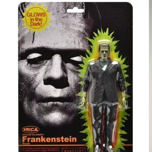 Universal Monsters -Frankenstein, Mummy, Wolf Man 7" Glow in the Dark Action Figures by NECA