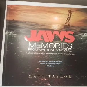 Jaws: Memories from Martha’s Vineyard – Softback Book Signed by Richard Dreyfuss