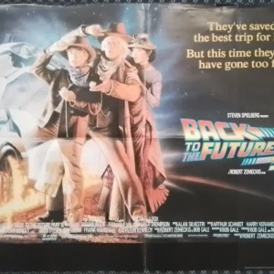 Back to the Future 3 Original UK Quad Poster (30” x 40”) 1990 - Michael J. Fox