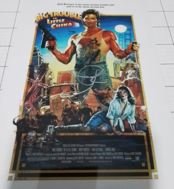 John Carpenter Signed 12”×16” Photo – Big Rouble in Little China