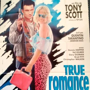 True Romance (1993) – Original French 63” x 47” Poster , Vintage Release