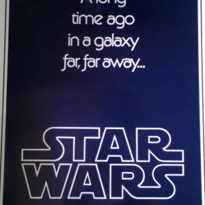 Star Wars – Repro  Official One Sheet Poster from the 1990s 27” x 41” , Advance Stlyle