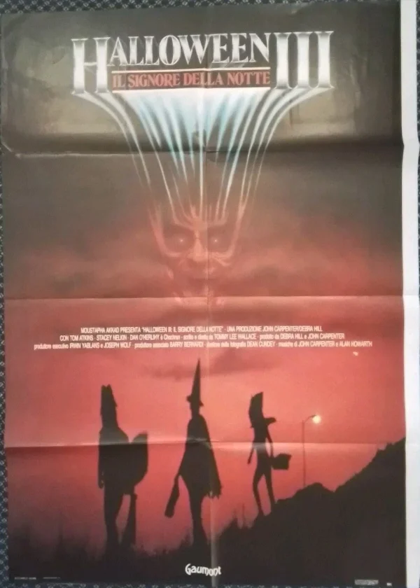Halloween III: Season of the Witch – Original Italian Poster (39” x 54”) , John Carpenter Vintage Releas