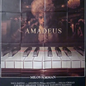 Amadeus – Original French Grande Movie Poster (47” x 63”) , Milos Forman , Mozart Biopic