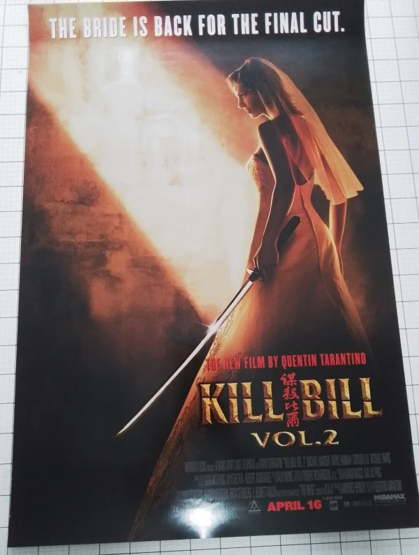 Kill Bill Vol. 2 (2004) – Original US One Sheet Poster (27” x 40”) , Quentin Tarantino