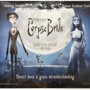 The Corpse Bride (2005) – Original UK Quad Poster (30” x 40”) , Tim Burton