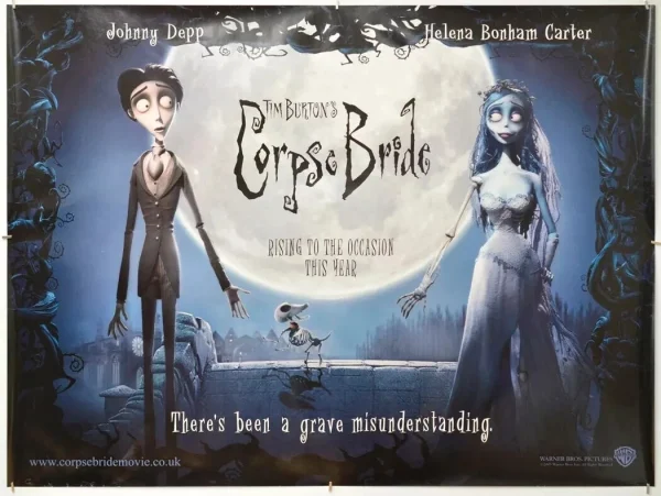 The Corpse Bride (2005) – Original UK Quad Poster (30” x 40”) , Tim Burton