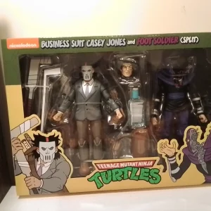 Teenage Mutant Ninja Turtles - Business Suit Casey Jones & Foot Soldier 7" Scale Action Figure 2-Pack by NECA