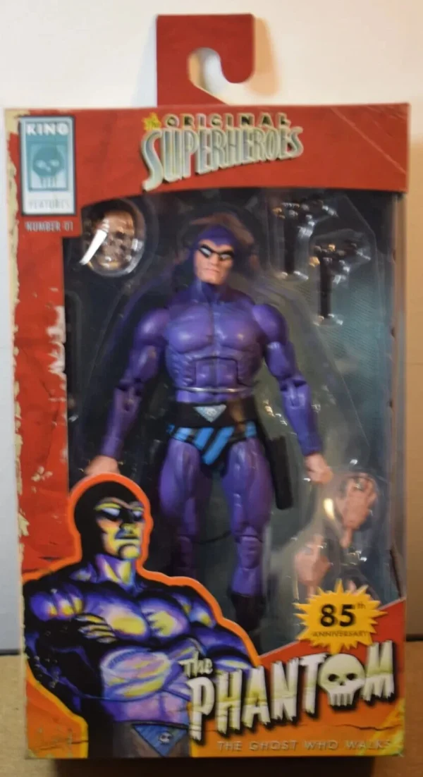 The Phantom - Original Superheroes 7" Scale Action Figure by NECA