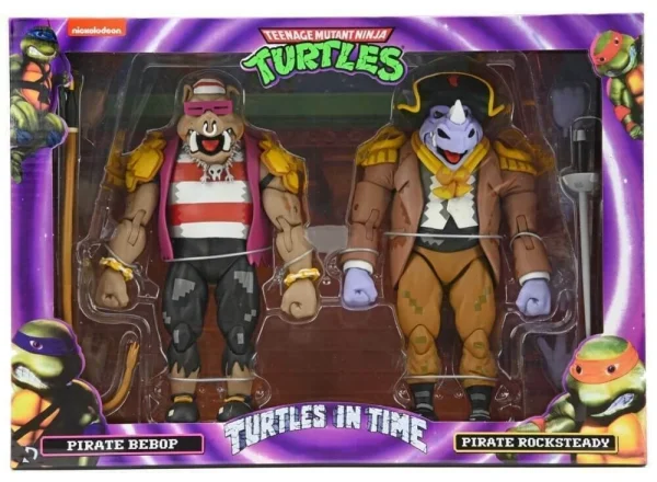 Teenage Mutant Ninja Turtles - Bepop and Rocksteady 7" Scale Action Figure 2-Pack by NECA