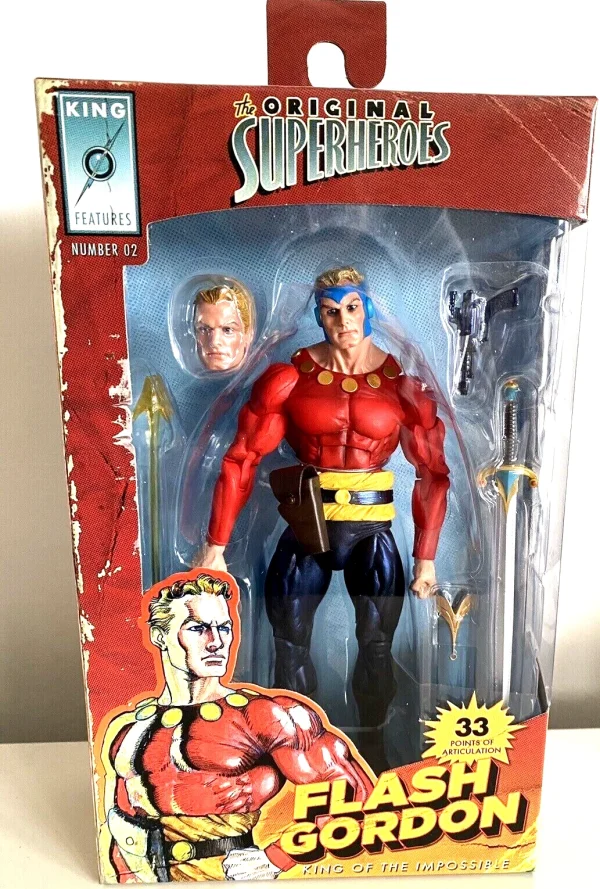Flash Gordon- Original Superheroes 7" Scale Action Figure by NECA