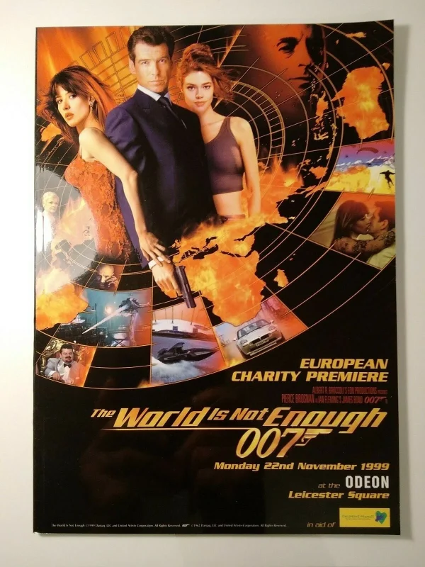 James Bond – The World is Not Enough 007 Charity Premiere 64-Page Brochure