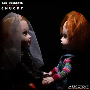 Living Dead Dolls - LDD Bride of Chucky and Tiffany Set by Mezco