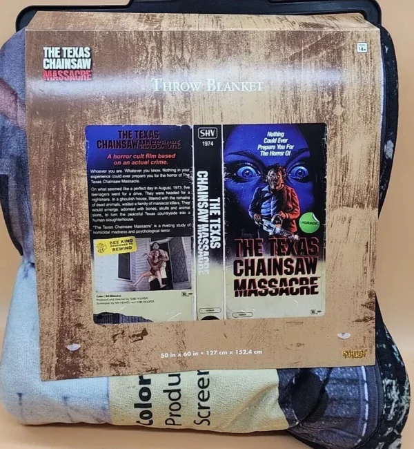 Texas Chainsaw Massacre - Leatherface 52 x 60" Throw Blanket by Spirit Halloween
