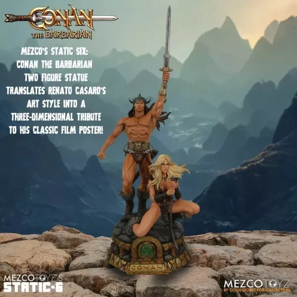 Conan the Barbarian - 25" Static 6 Statue by Mezco