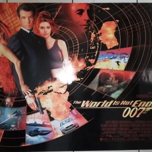 James Bond - The World Is Not Enough Original 1999 UK Quad Poster 30” x 40”