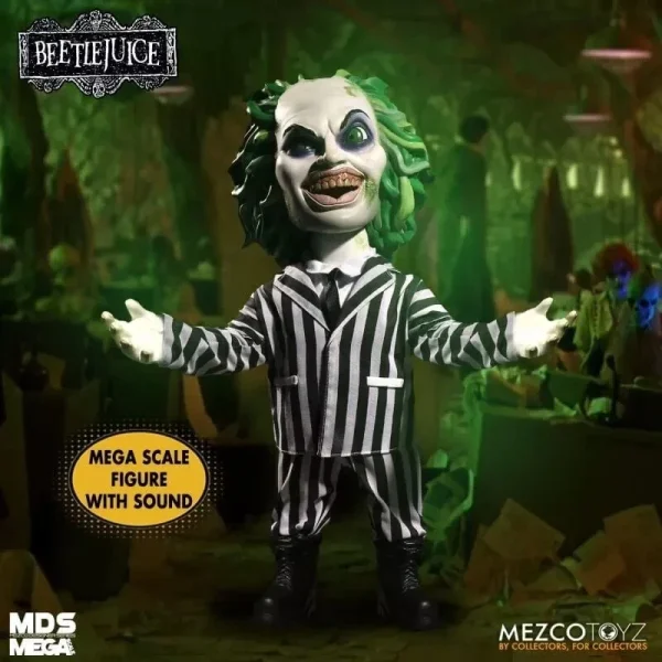 Beetlejuice - 15" Designer Series MDS Doll with Sound by Mezco