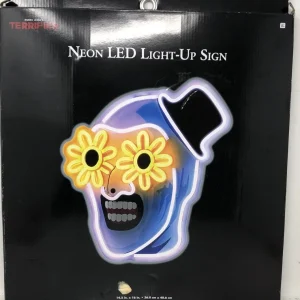 Terrifier - Art the Clown Neon LED Sign 14.5” x 16” by Spencer’s Gifts