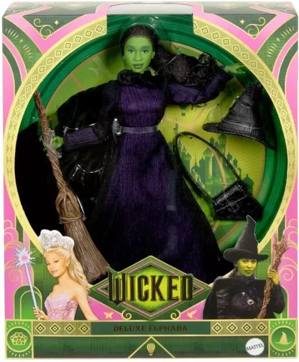 Wicked - Deluxe Elphaba Fashion Doll & Accessories by Mattel