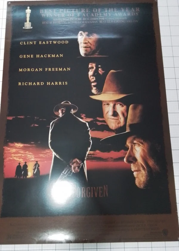Unforgiven 1992 original one sheet poster at themoviemerch.com
