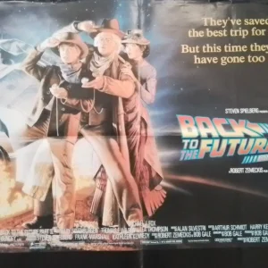 BACK TO THE FUTURE PART 3 (1990) ORIGINAL UK Quad POSTER 30"X40"