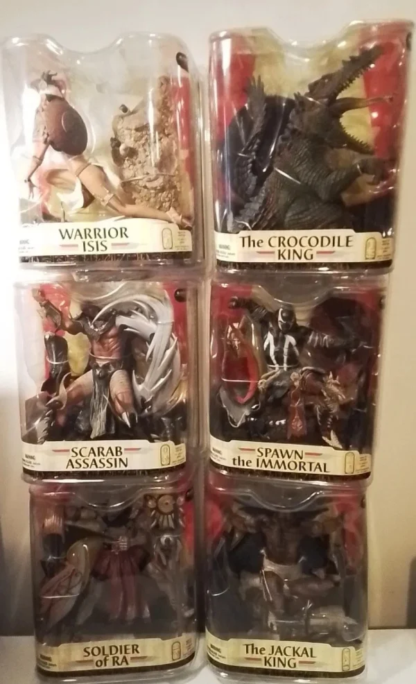 Age of Pharaohs Set 8" Action Figures by McFarlane Toys
