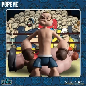 MEZCO POPEYE AND OXHEART 5 POINTS BOXED SET NEW