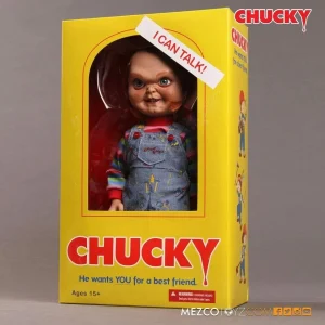 Chucky - 15" Evil Face Chucky Talking Scale Doll with Sound by Mezco